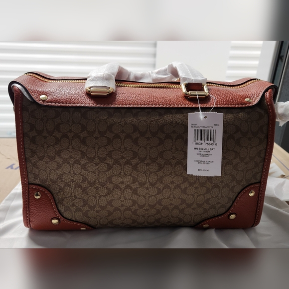 Coach Signature Millie Satchel Bag - Picture 2 of 8